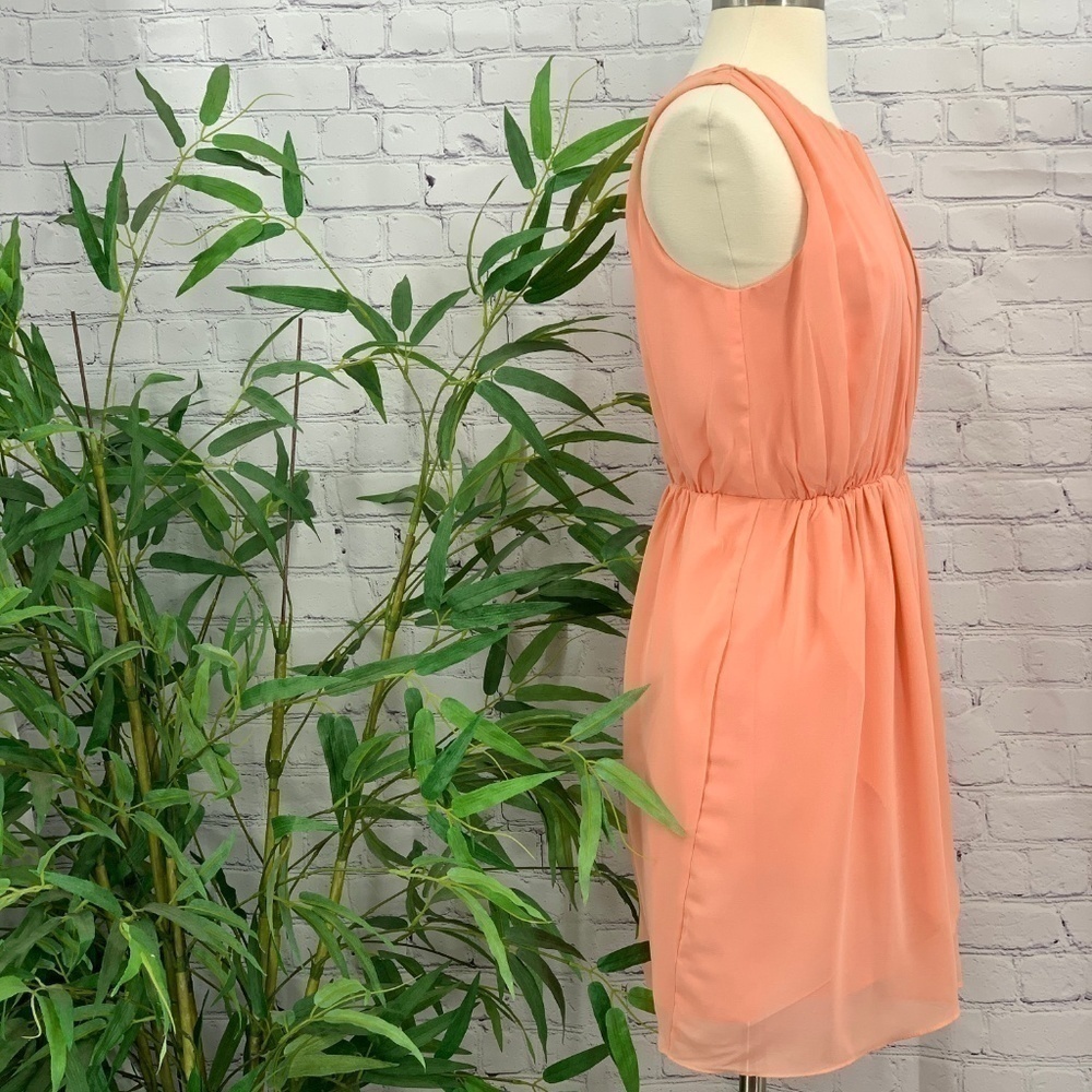 Greylin Anthropologie Peach Tank Dress - Picture 2 of 6